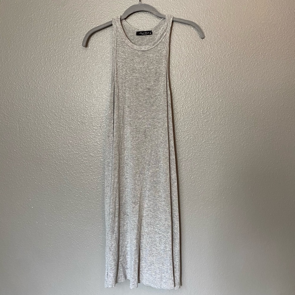 heather grey sundress